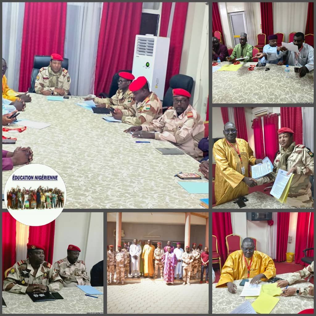 Signature d'une convention de partenariat entre le Groupe Scolaire Akomili, l'ANEIPS et la Garde Nationale du Niger